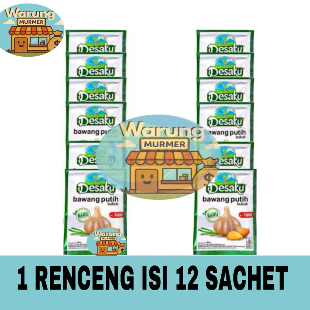 

Desaku Bawang Putih Bubuk 1 Renceng isi 12x10gr