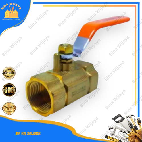 BALL VALVE KUNINGAN /STOP KRAN KUNINGAN SOLIGEN BRASS 1/2 Inch - 3/4 Inch - 1 Inch KUNINGAN