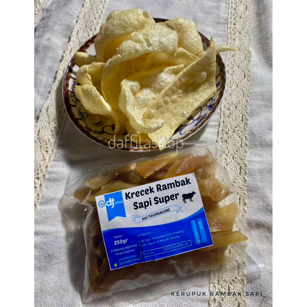 

Kerupuk Rambak Sapi Asli Tulungagung