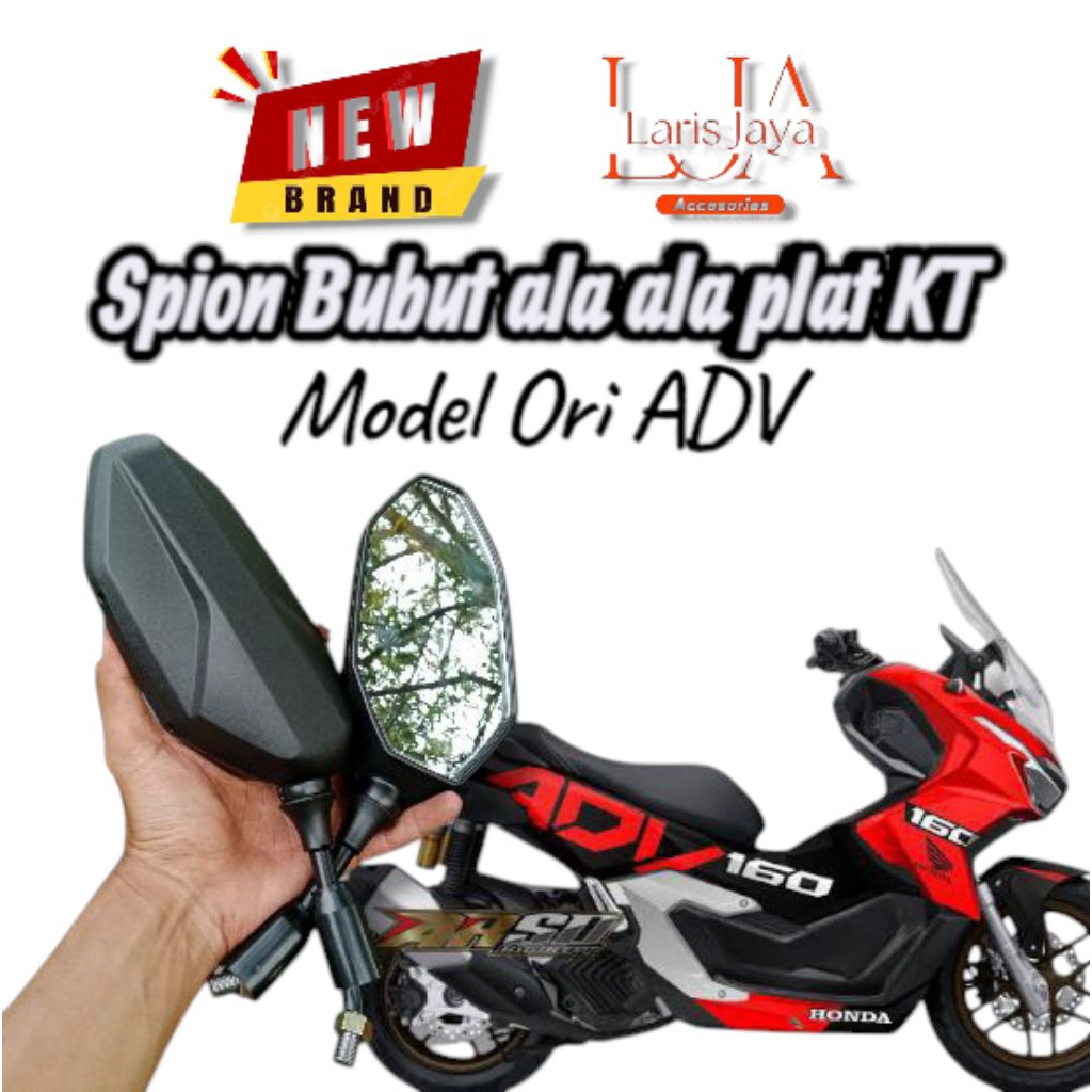 Spion Bubut Pendek ADV – Universal Semua Motor Honda | Keren, Kokoh & Anti Getar spion bubut pendek 