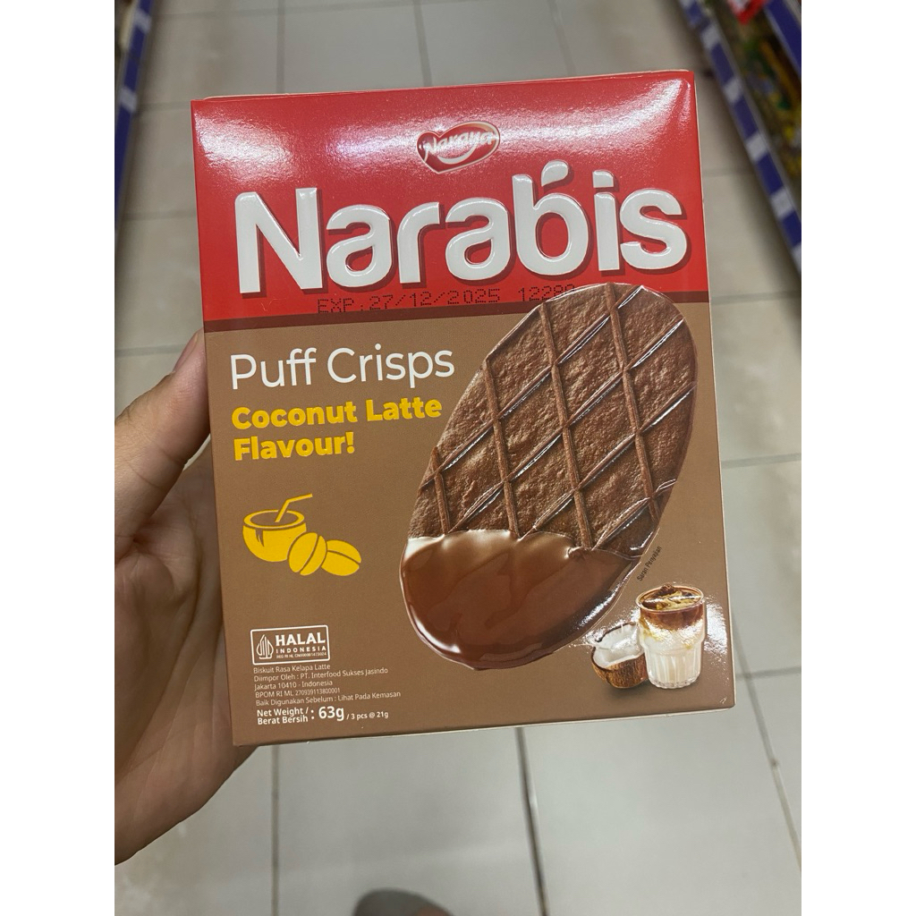 

Narabis Puff Crips 1 pack isi 3 @ 21gr