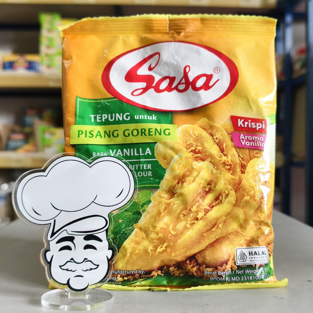 

Tepung Pisang Goreng Sasa 210Gr / Tepung Bumbu Pisang Goreng Sasa