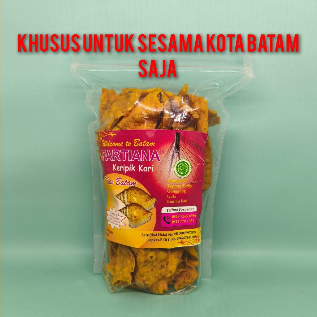 

Keripik Gong Gong Khas Batam 180 gram