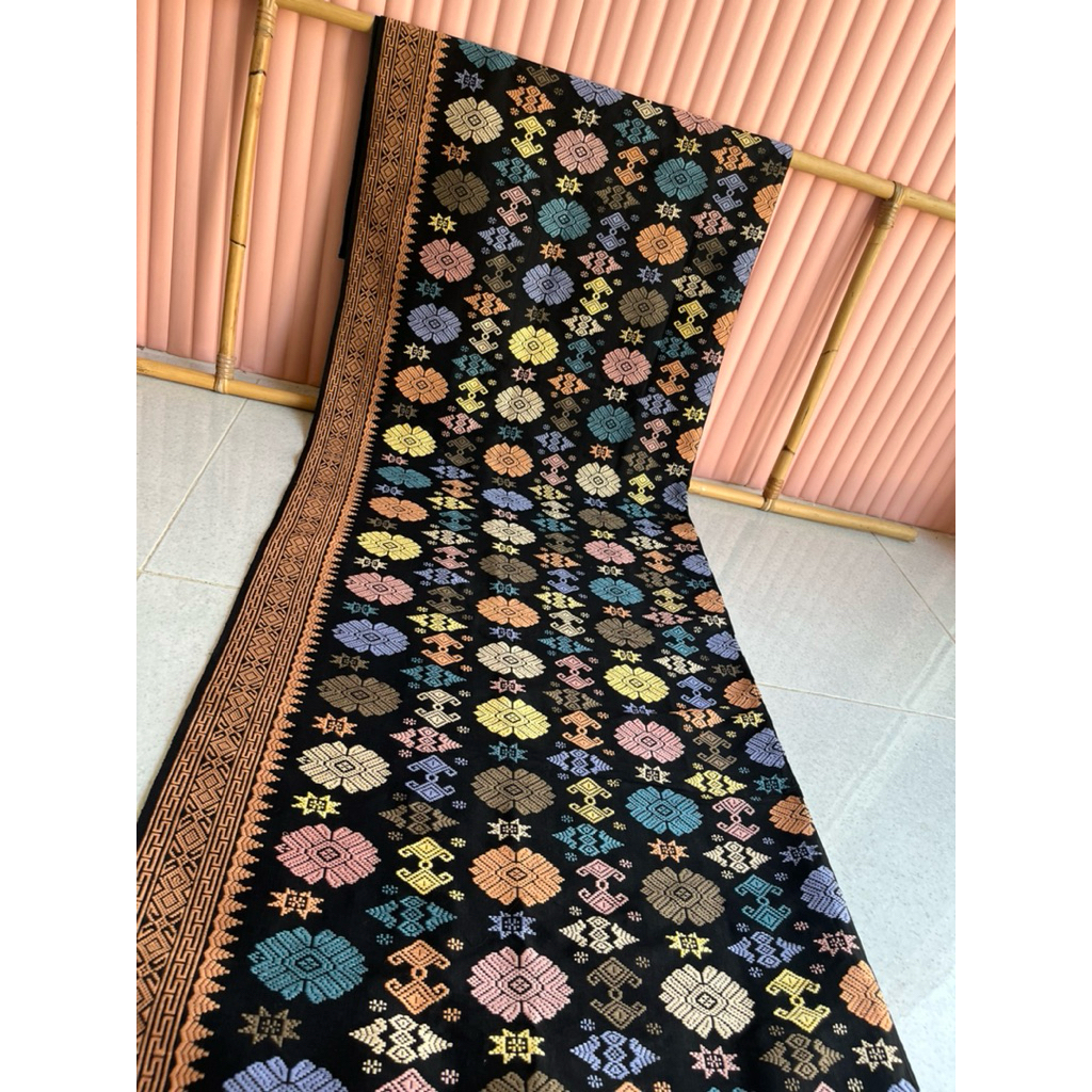 songket lombok bahan premium semi sutra