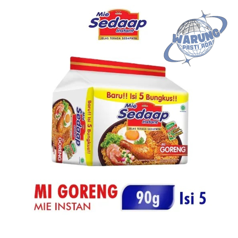 

SEDAAP Mie Instan Goreng 90 g - kemasan pack isi 5