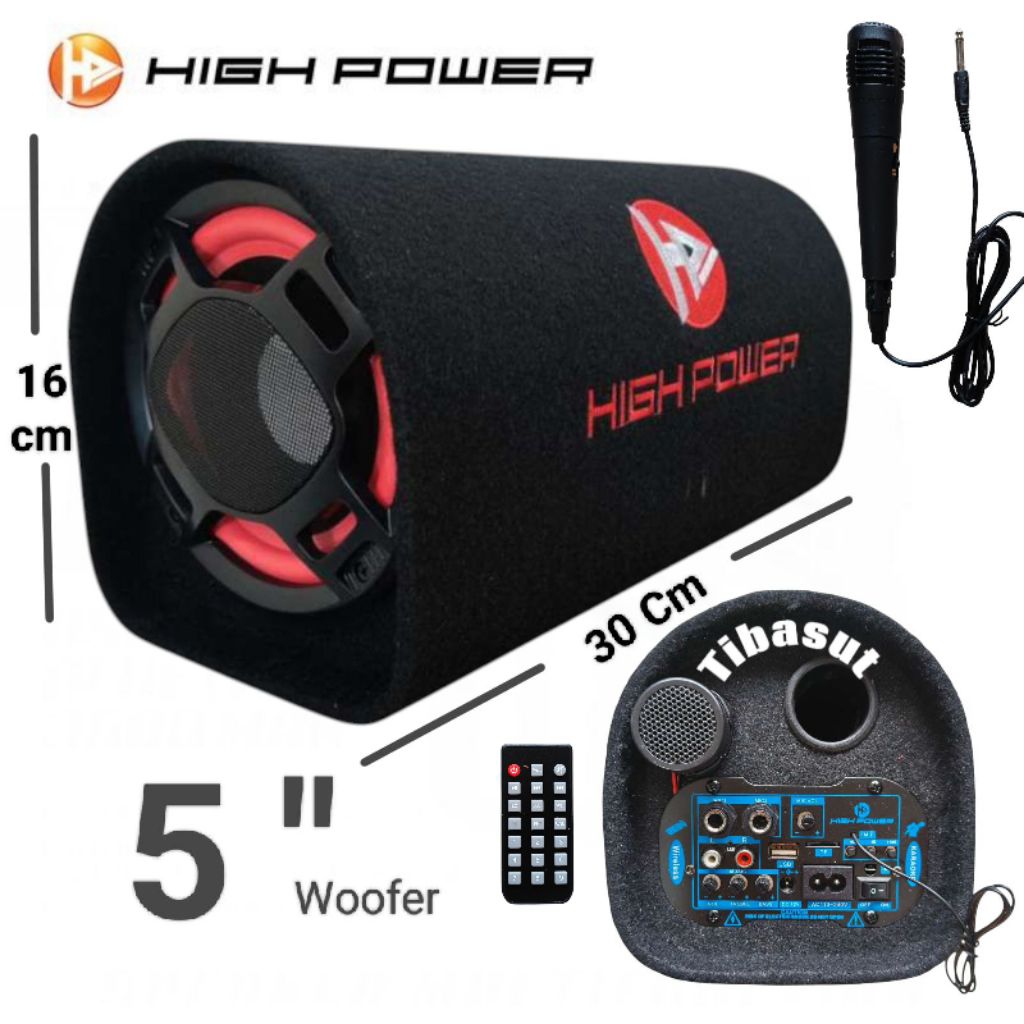 High Power Speaker Bluetooth Subwoofer 5 Inch Free Mic Karaoke AC / DC  777A Salon Speaker Aktif Tab