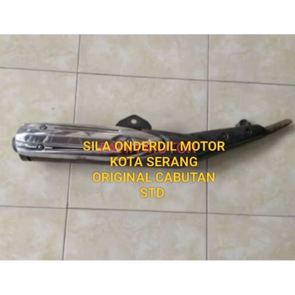 knalpot standar Jupiter MX New cilincer knalpot standar Jupiter MX New ( ORIGINAL COPOTAN)