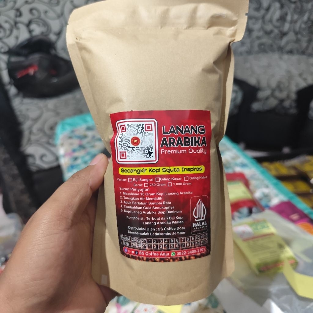 

Kopi Arabika Lanang Premium | 250 Gram - SS Coffee