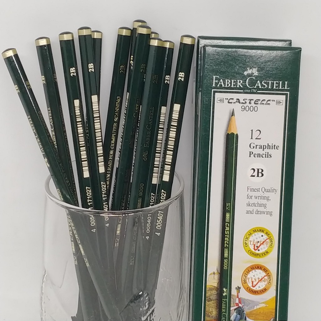 

1 Pack pensil FABER CASTELL 2B dan FABER CASTELL HB
