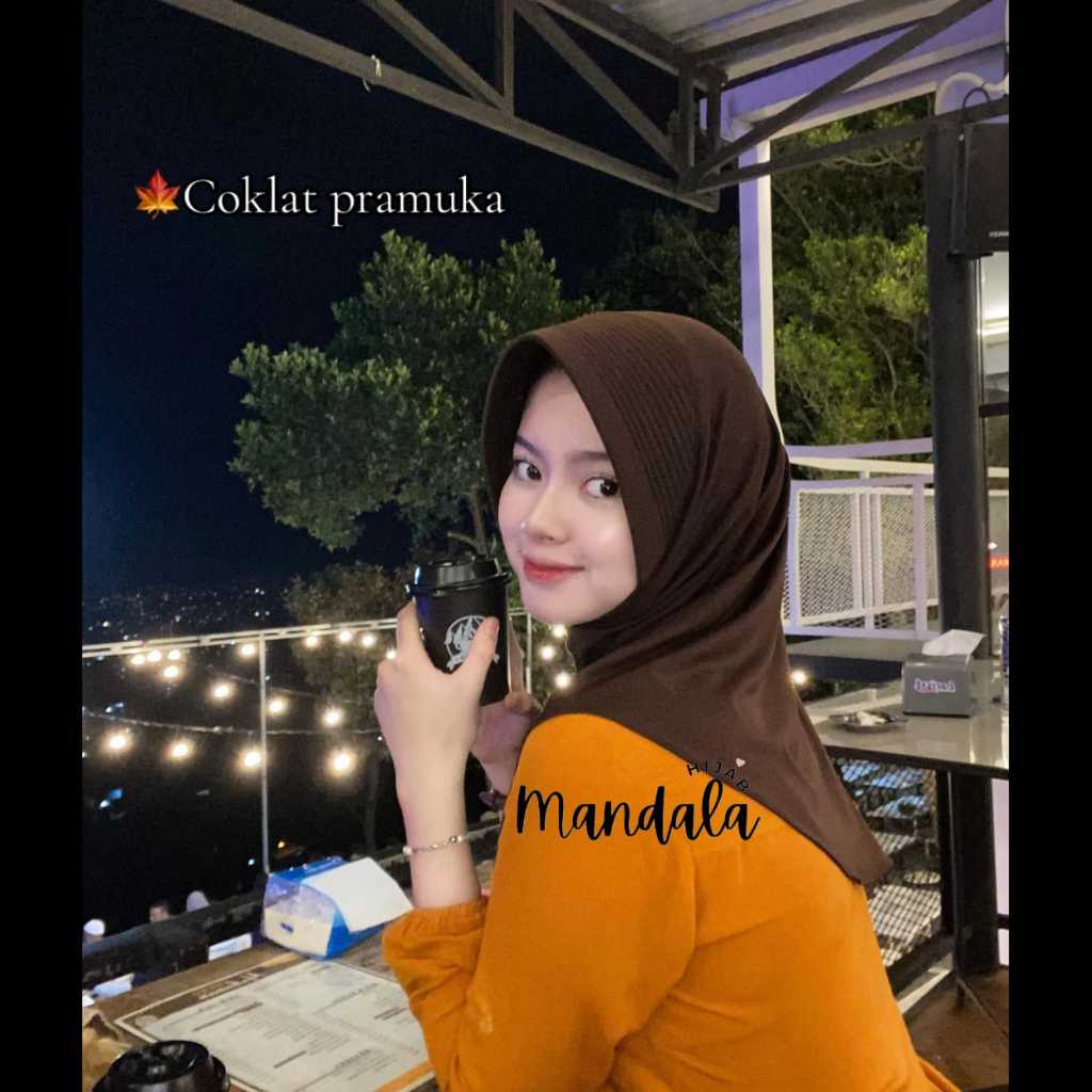 TERMURAH Bergo Pet Lebar/Hijab Sport Pet Tebal Besar Menutup Dada Ukuran M L XL/Hijab Bergo Jersey