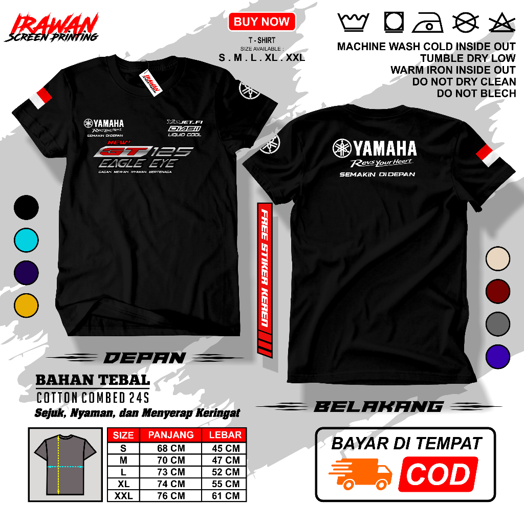 KAOS YAMAHA XEON NEW GT 125 EAGLE EYE YMH