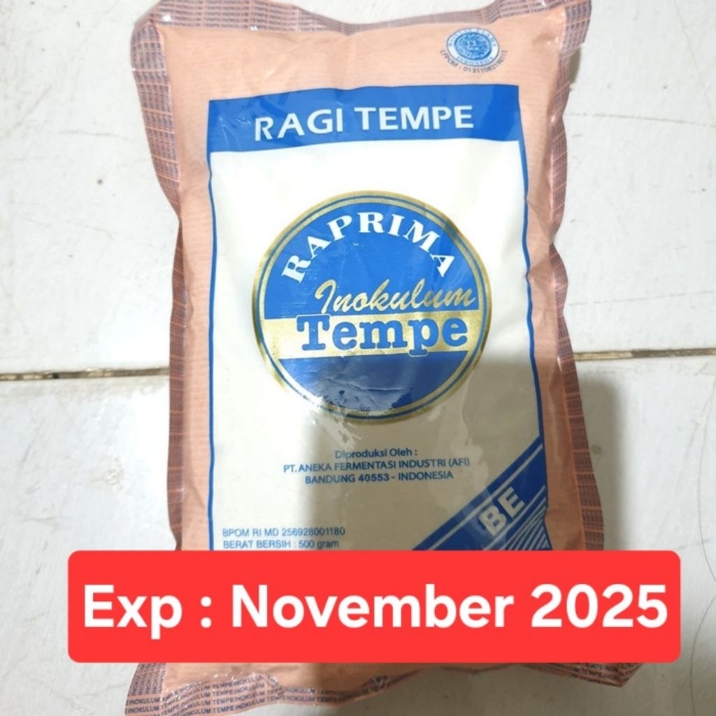 

Ragi Tempe Raprima 500 gr