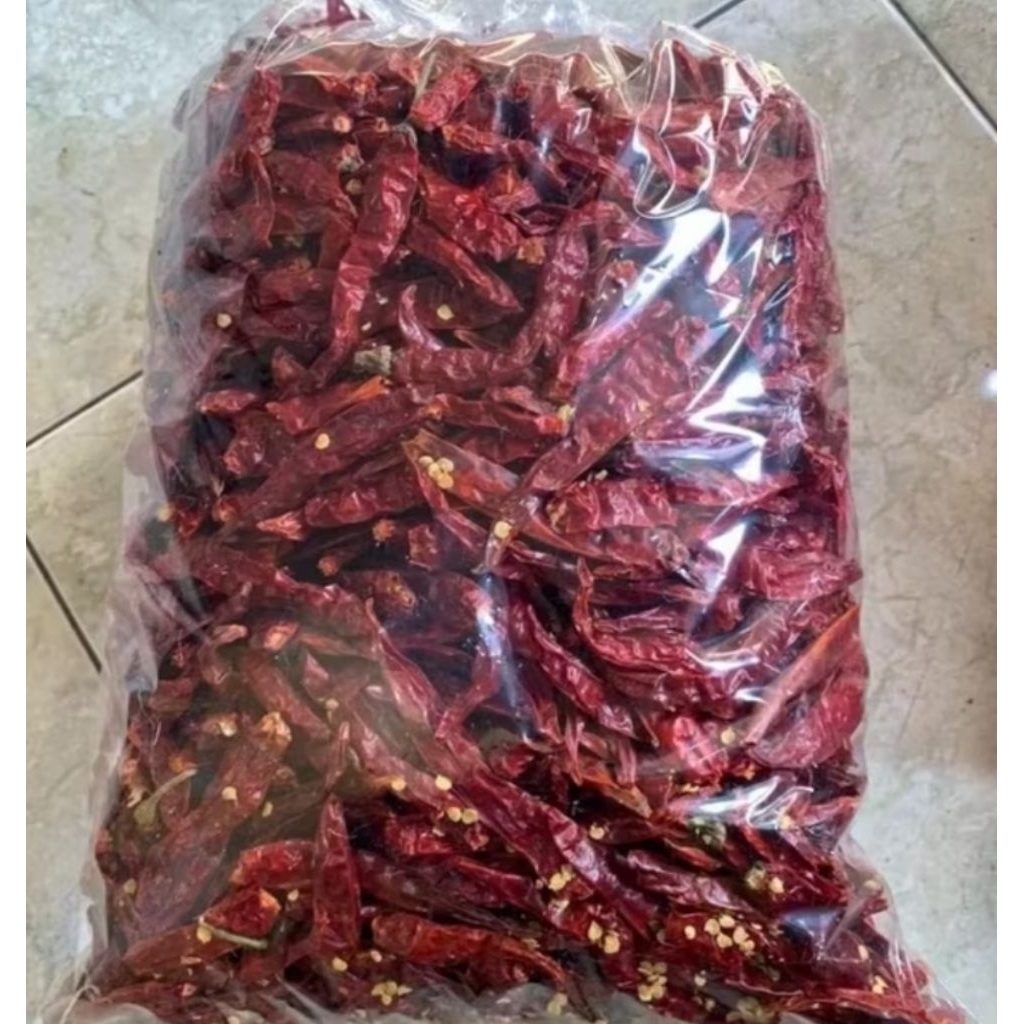 cabe Teja kering 5kg bahan seblak