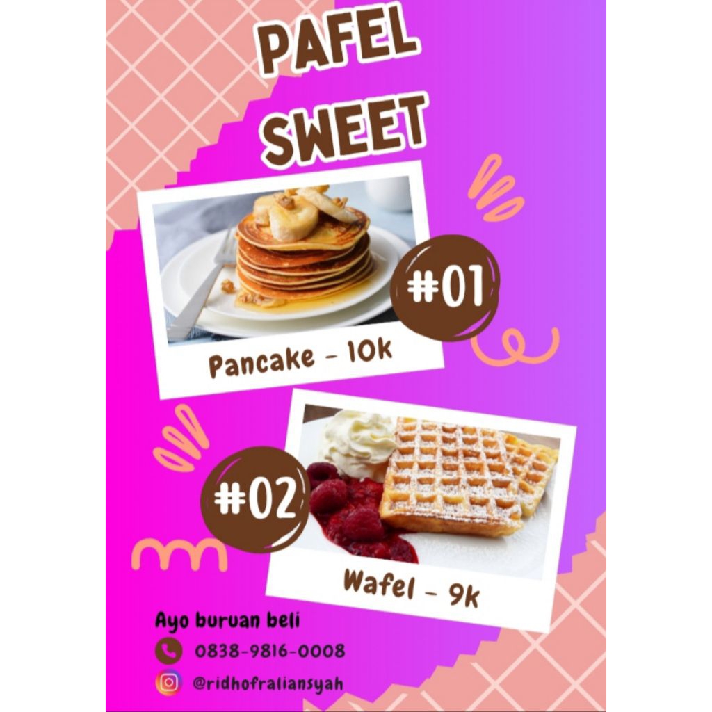 

pancake and wafel