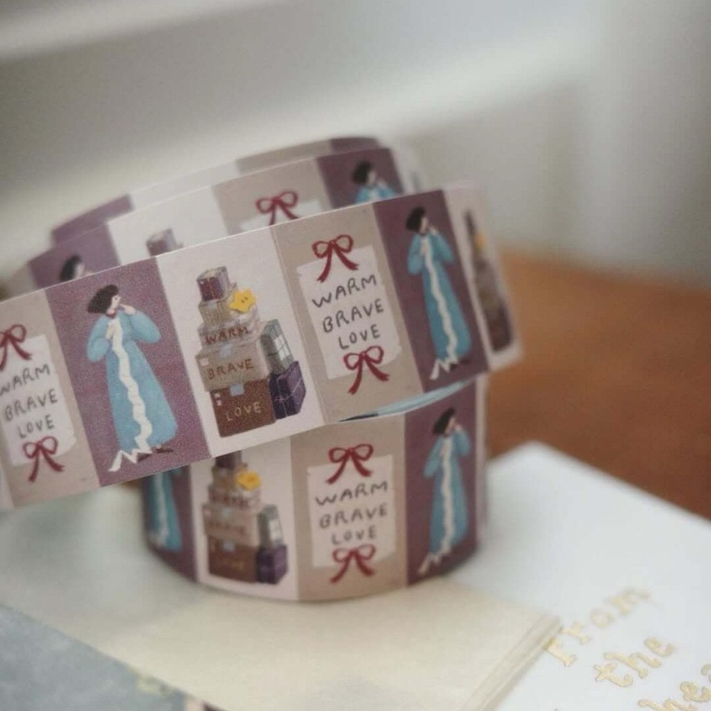 

Sample 50 Pcs Yamadoro Warm, Brave, Love Label Sticker