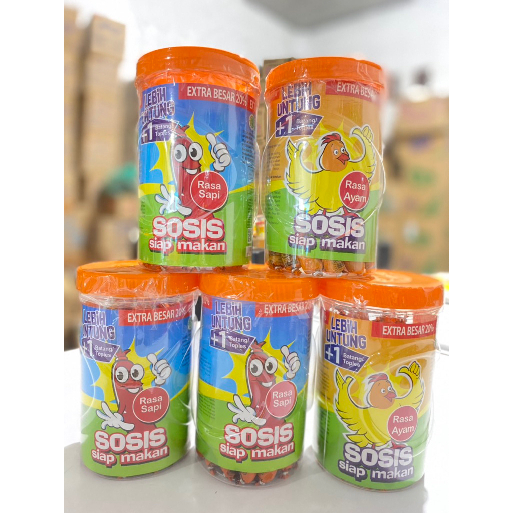 

Sosis So Nice Siap Makan 1 Toples isi 24 pcs