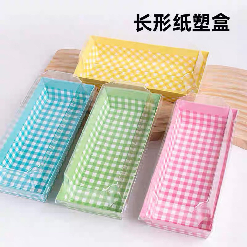 

(Isi 5) 717 Dessertbox paper box kue Cake box persegi panjang