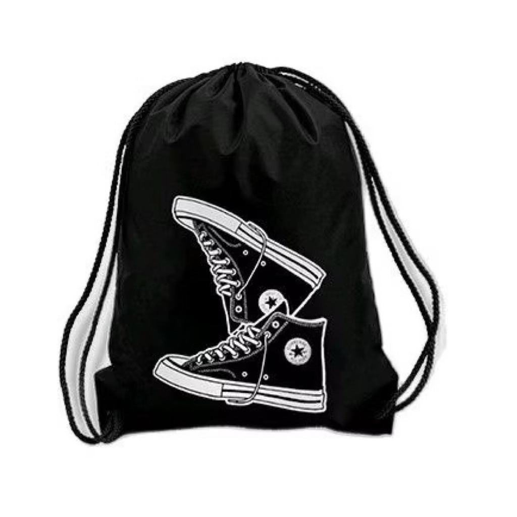 Tas Ransel Serut Pria Wanita Kanvas Murah