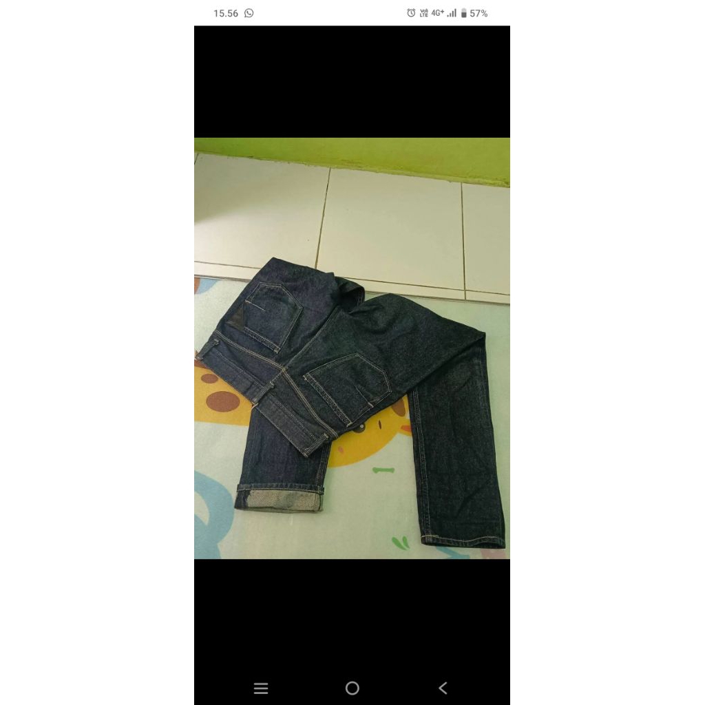 Denim Selvedge emba jeans