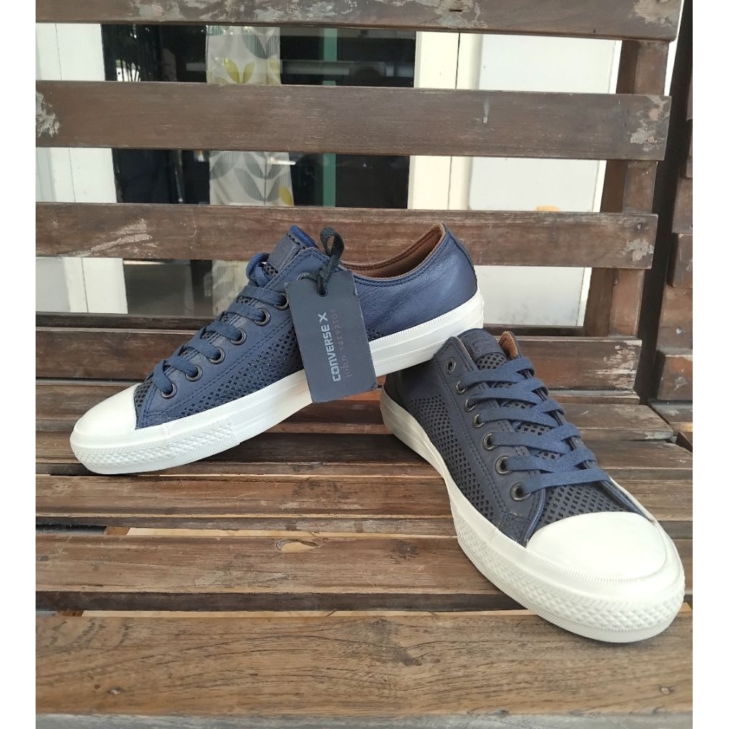 JOHN VARVATOS X CONVERSE CT 2 OX LEATHER MESH