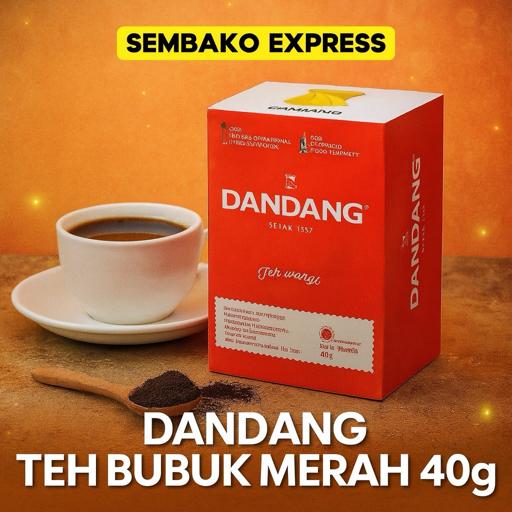 

Dandang Teh Bubuk Merah 40g – Teh Tradisional Wangi dan Kental