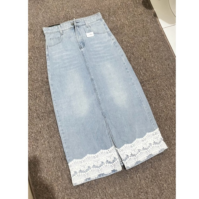 SKIRT JEANS BRUKAT IMPORT