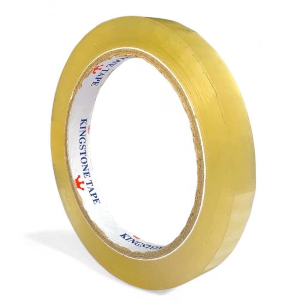 

Lakban Bening OPP Tape / Selotip 12mm x 80m Tebal 40mic – Perekat Kuat Serbaguna
