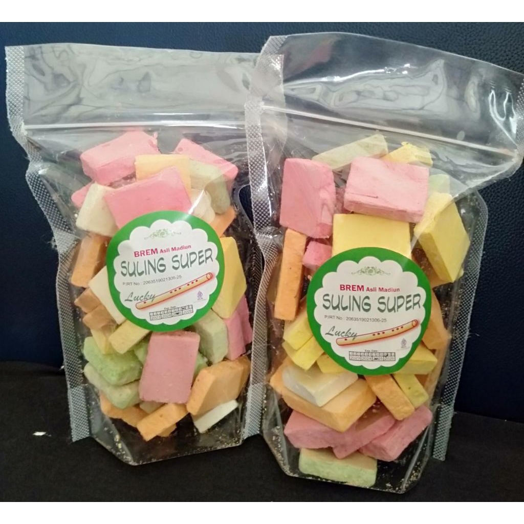 

Brem Aneka Rasa Suling Super Kemasan Standing pouch 150g