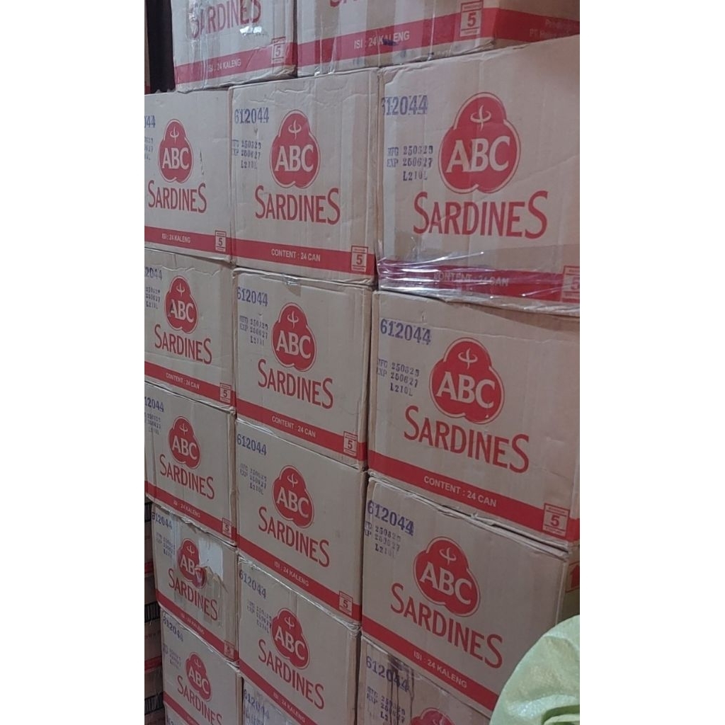 

Sarden Abc Extra Pedas jumbo 425g 1Dus isi 24pcs