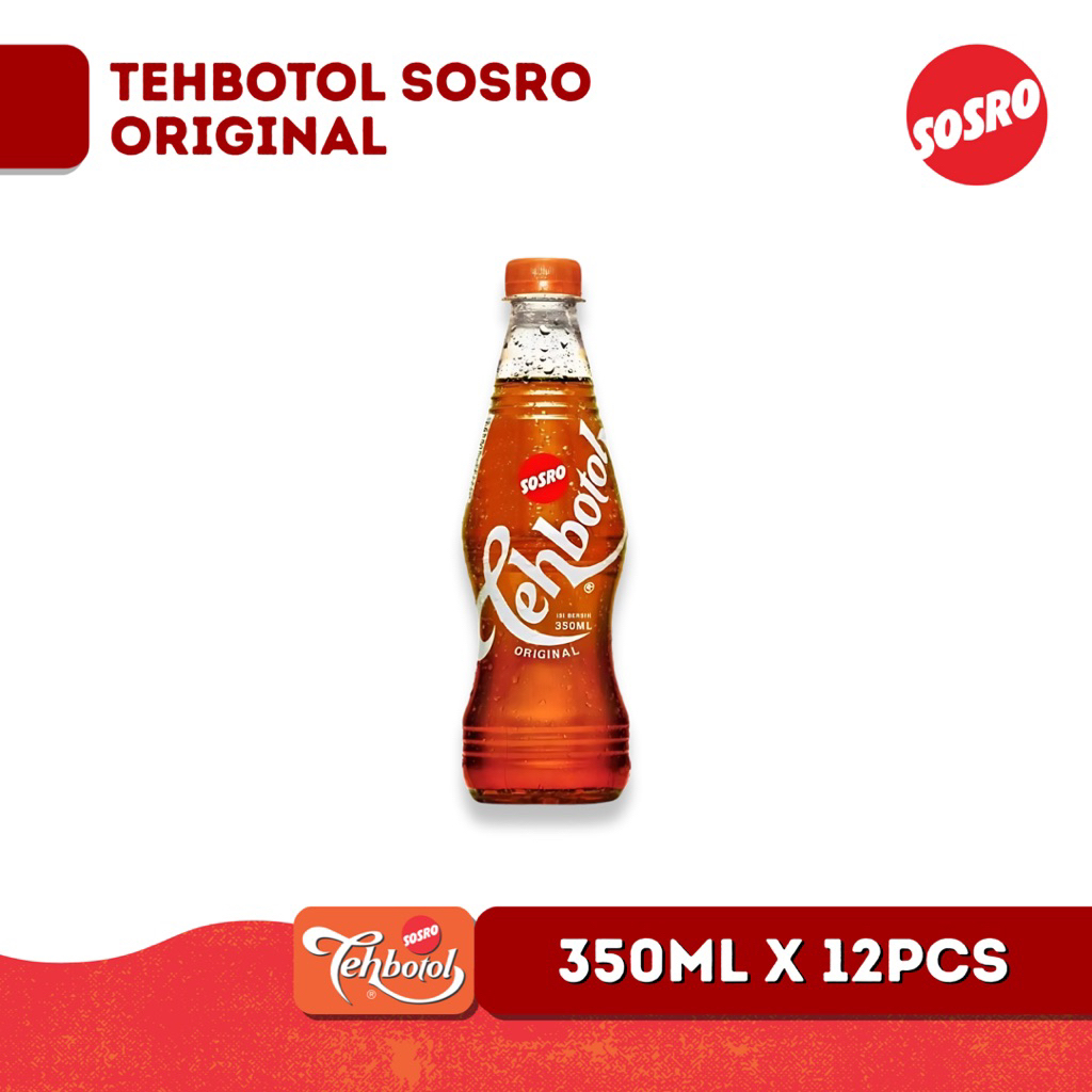 

Tehbotol Sosro Pet 350ml Isi 12pcs