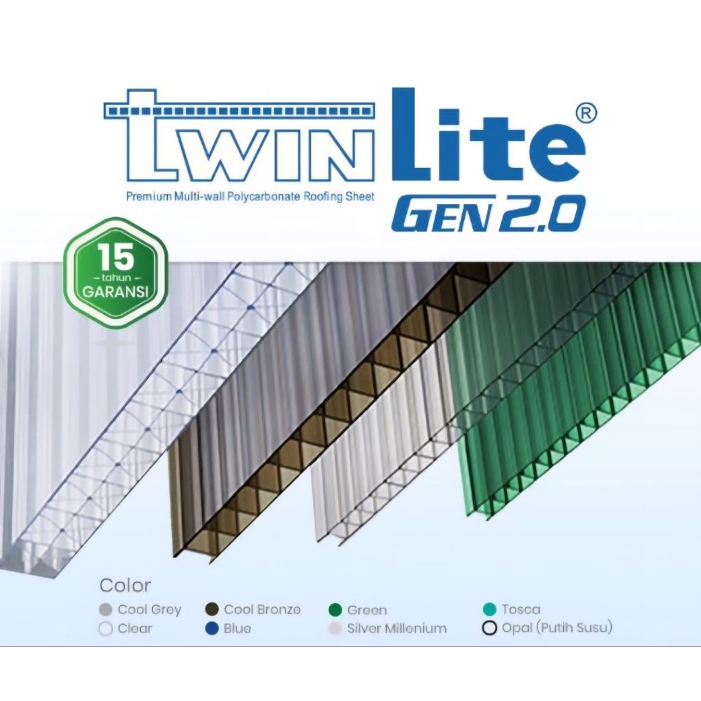 polycarbonate twinlite 5mm