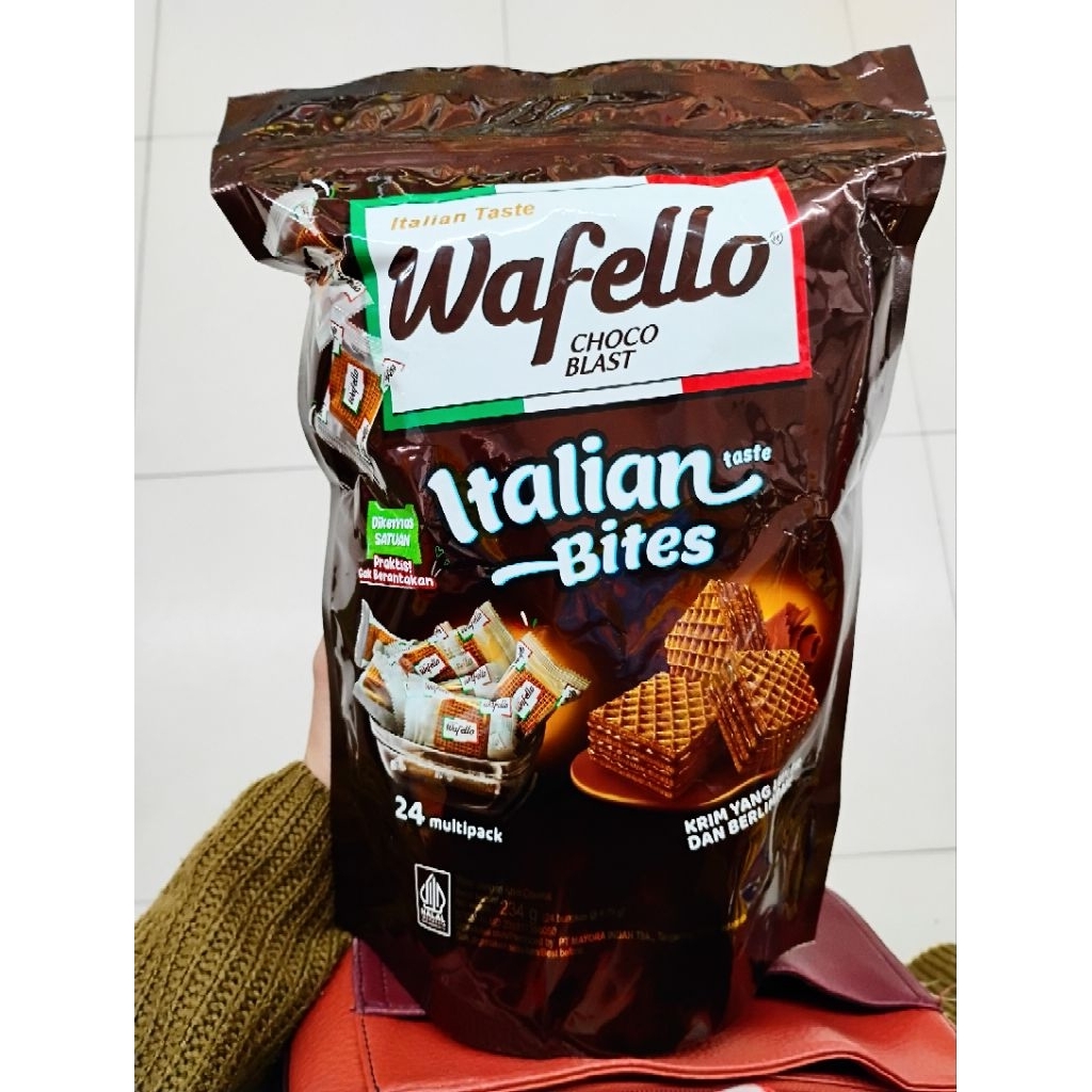 

Wafello Wafer Pouch Rasa Choco Blast/Butter Caramel/Coconut Creme 228Gr