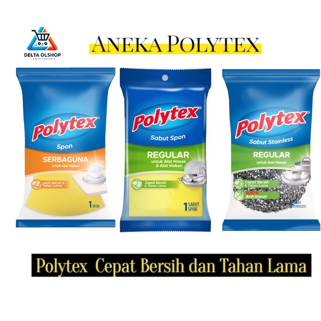 Polytex Sabut Spon | Polytex Spon Serbaguna | Polytex Stainles