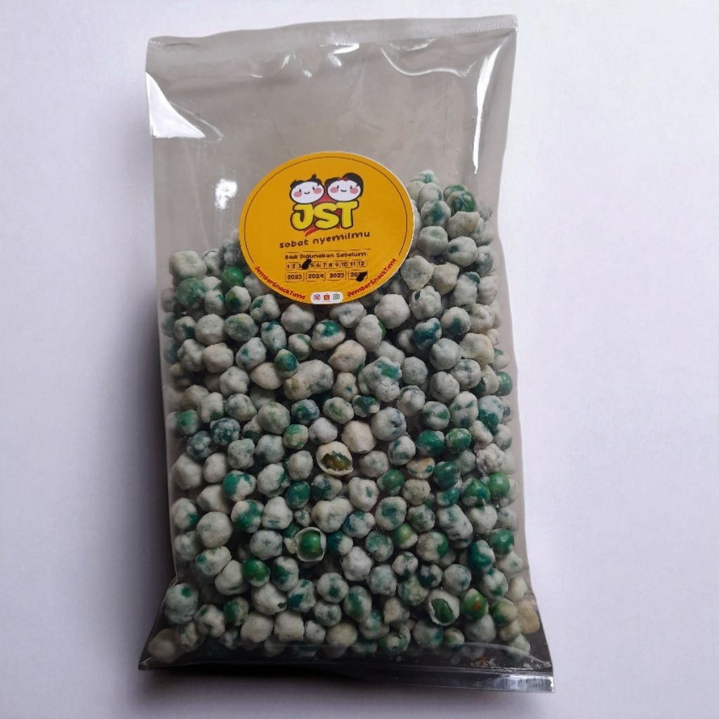 

[250gr] Kacang Polong Tepung Green Peas Coated Kiloan Jember Snack Time