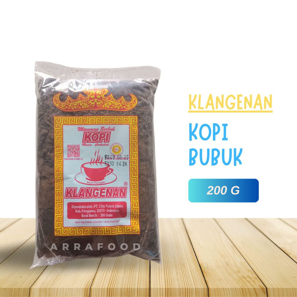 

Kopi KLANGENAN Kopi Bubuk Asli Lampung