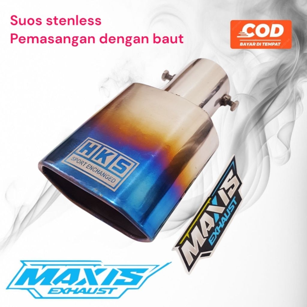 Knalpot Suoss jet bus model baut untuk segala jenis mobil bensin dan solar