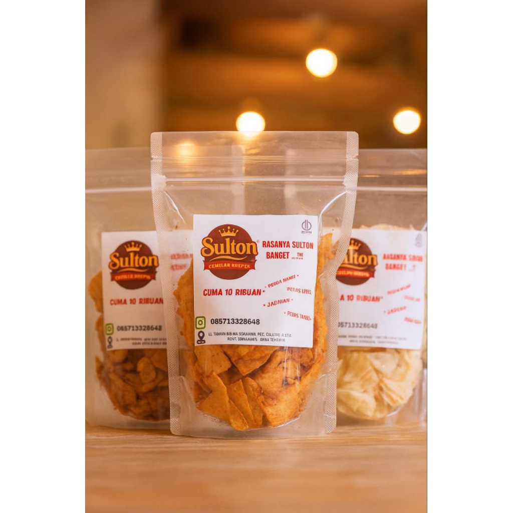 

Cemilan keripik singkong gurih & renyah kualitas premium 150 g