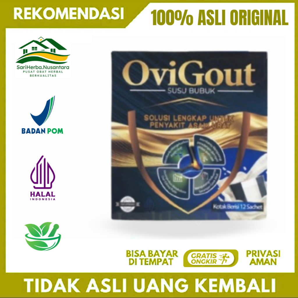 

SUSU OVIGOUT UNTUK PENDERITA ASAM URAT DAN NYERI SENDI SUDAH BPOM DAN HALAL DAPAT MEMBANTU PERMASALAHAN NYERI SENDI KARENA ASAM URAT