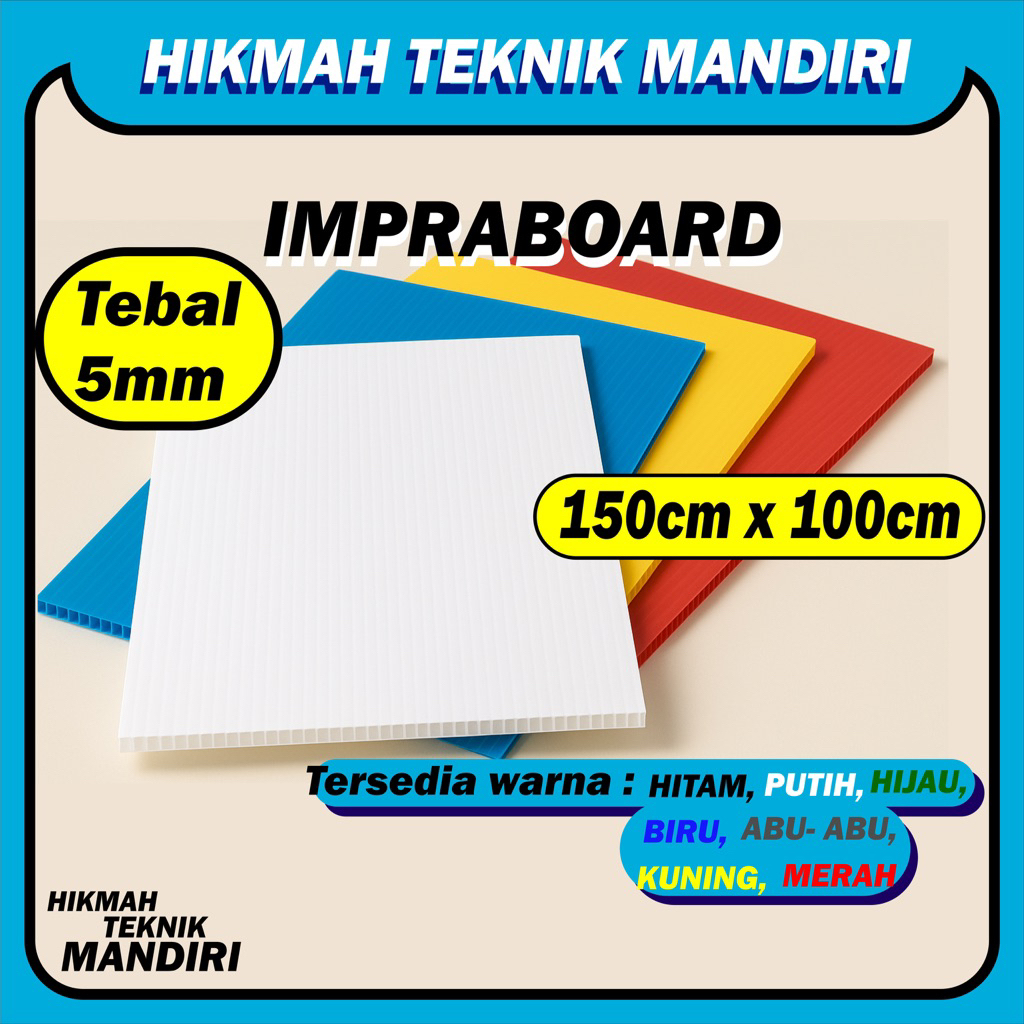 

impraboard 5mm x 100cm x 150cm