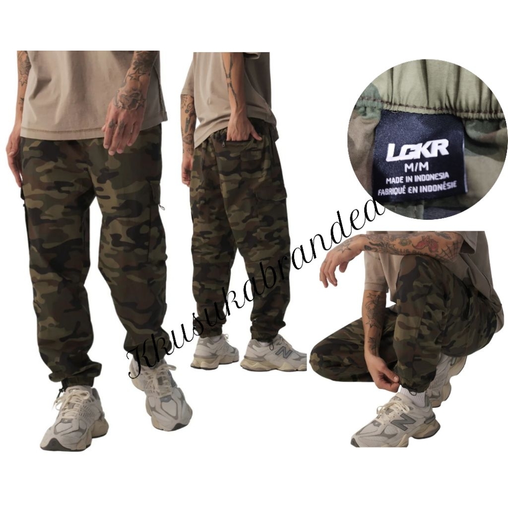 Celana Loreng  Jogger  Hiking Pria LCKR