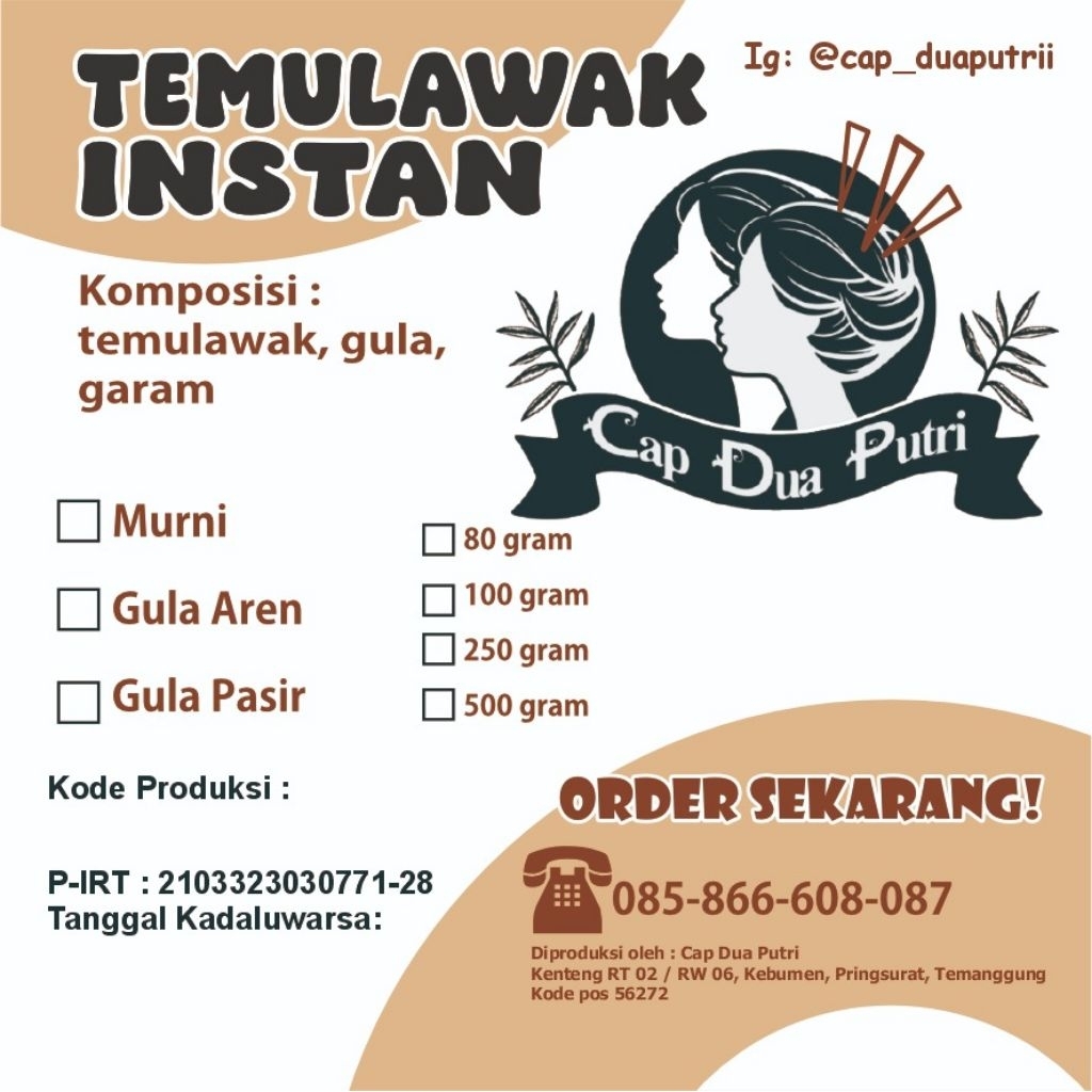 Temulawak Instan