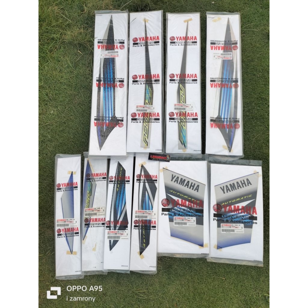 striping original Nouvo z tahun 2005 warna biru