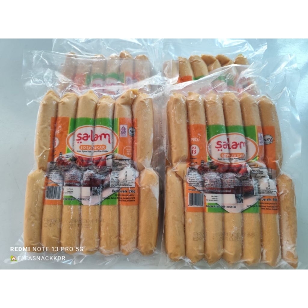 

Sosis Bakar Salam isi 13pcs