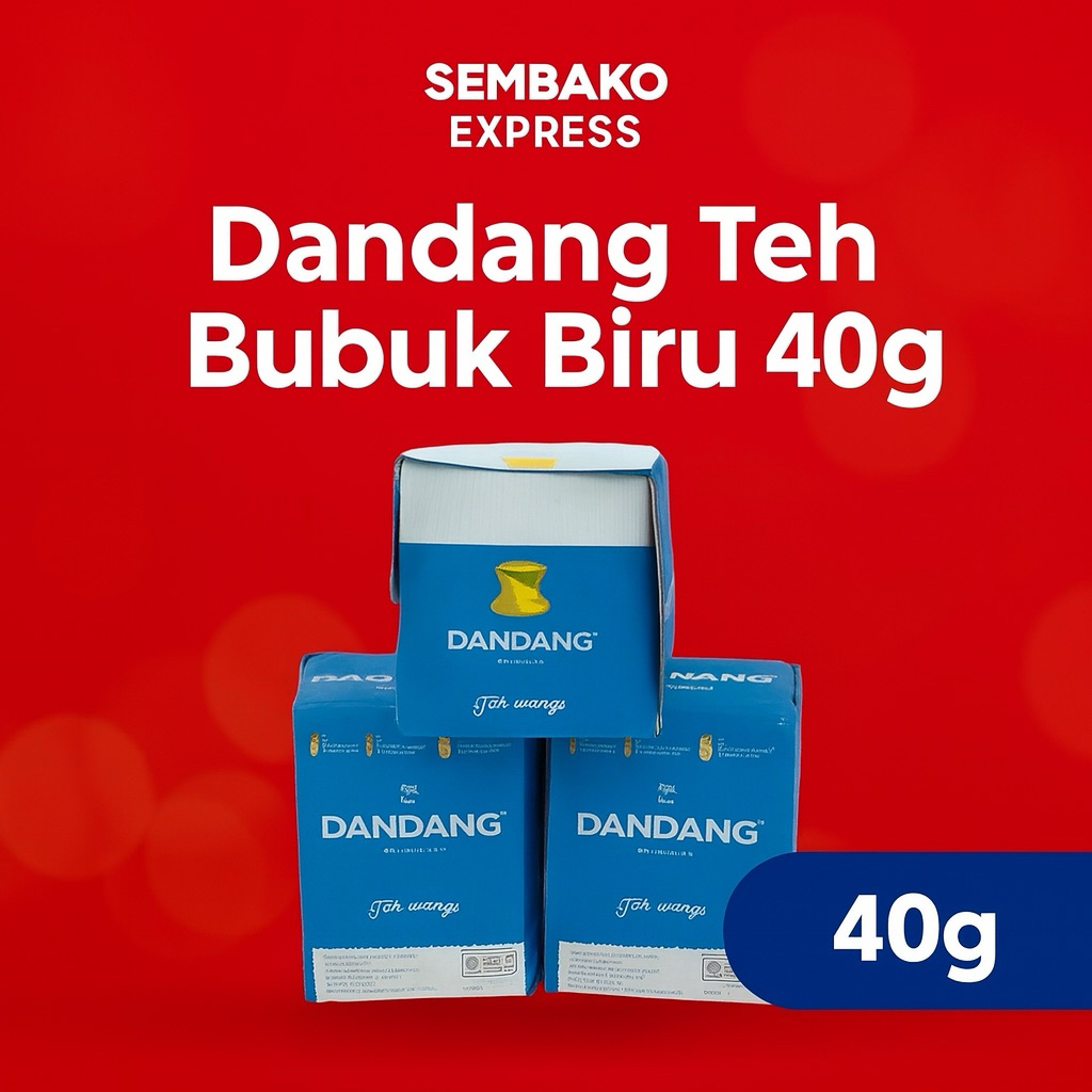 

Dandang Teh Bubuk Biru 40g – Teh Wangi Khas, Rasa Klasik Sejak 1957