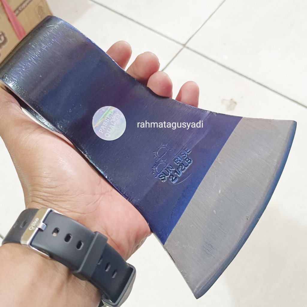 (COD) Original Mata Kampak Pemotong Kayu Bahan Baja Asli 12 cm