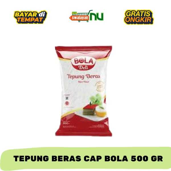 

Tepung Beras Cap Bola 500 gram
