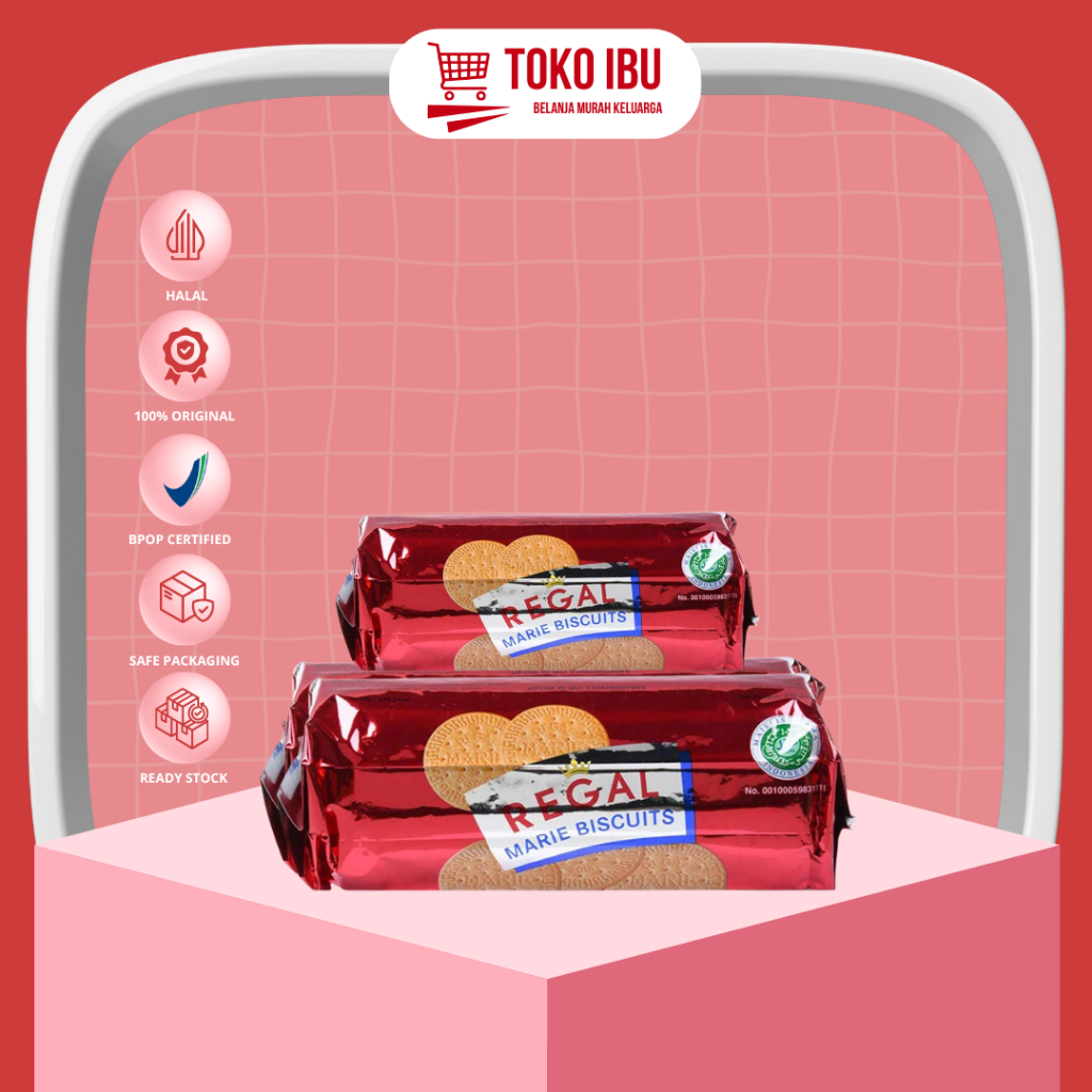 

Regal Marie Roll / Biskuit Mentega Susu 230gr - 120gr