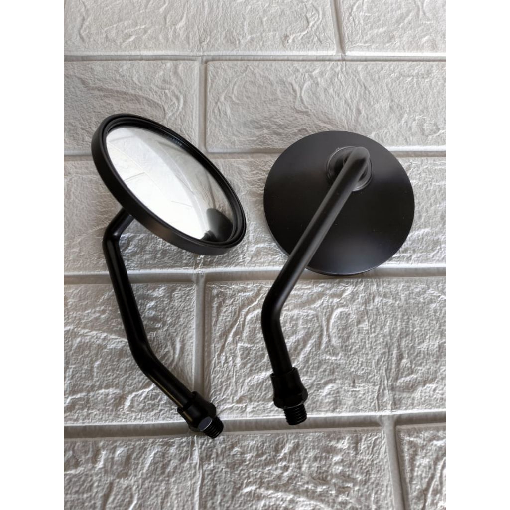 spion bulat scopy new model model retro hitam drat Honda tangkai pendek