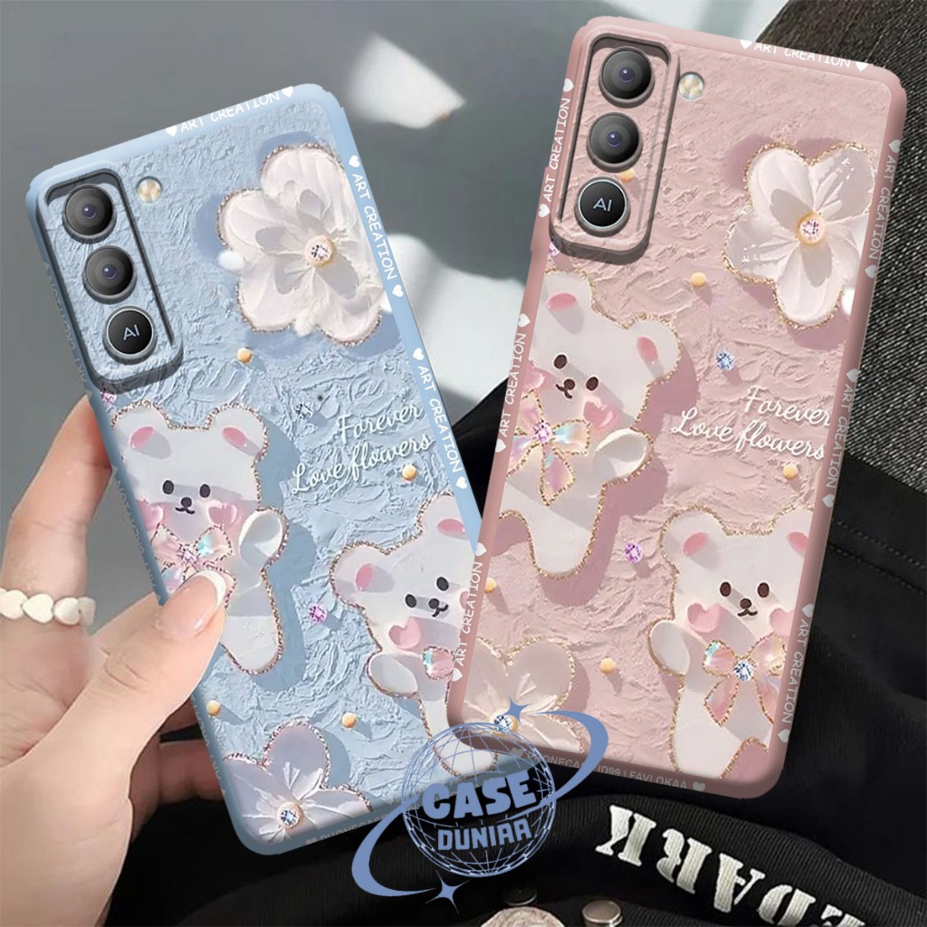 Case Kartun lucu Untuk semua type hp Tecno Pop 5 LTE 2025 Spark GO 1 Spark 20 Pro Plus Spark 10 Pro 