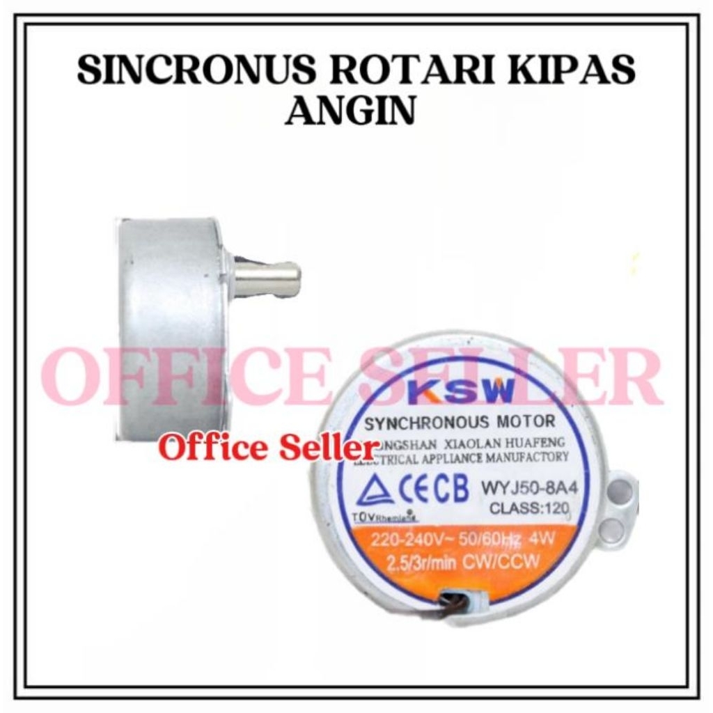 SYNCHRONUS MOTOR KIPAS ANGIN / ROTARI MOTOR KIPAS ANGIN